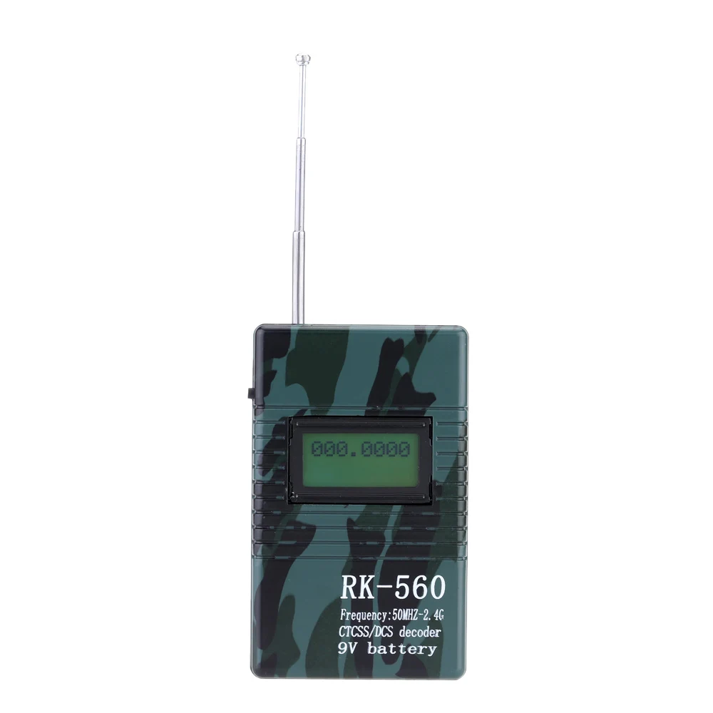 MYLB RK560 50 мГц 2 4 ГГц Портативный ручной счетчик частоты DCS CTCSS Радио Частота