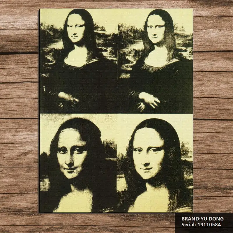 By andy warhol monalisa масляной живописи поп арт печать на холсте для украшения плакат