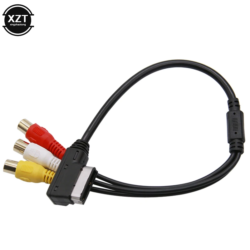 Car Accessory AMI AUX Cable Adapter for VW and Audi with RCA Inputs for A3, A4, A6, A7, A8, Q5, Q7, and R8 AMI MMI – 1 Piece image 5
