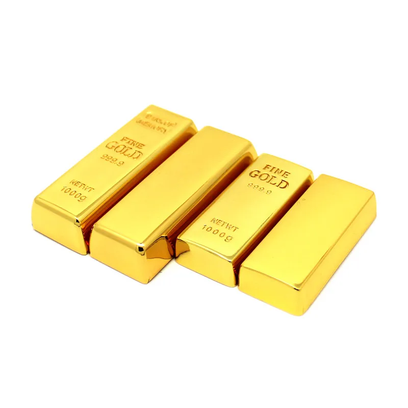 Металлический USB флеш-накопитель barras de oro/ladrillo Modelo lingotes pen Drive memoria Stick pendrive 4 ГБ/8 ГБ/16