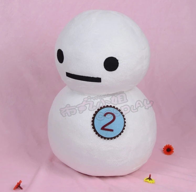 Karnоценочный юкин снеговик косплей искусственное аниме белая плюшевая и мягкая