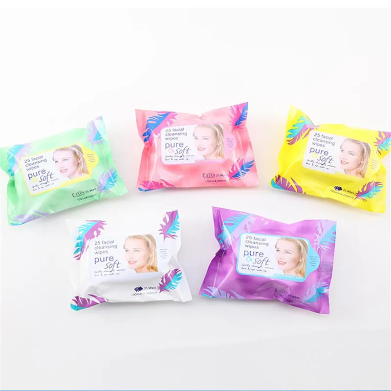 80 листов/Сумки нет вкуса салфетки Влажные Красота увлажняющий очищающие contenitore в