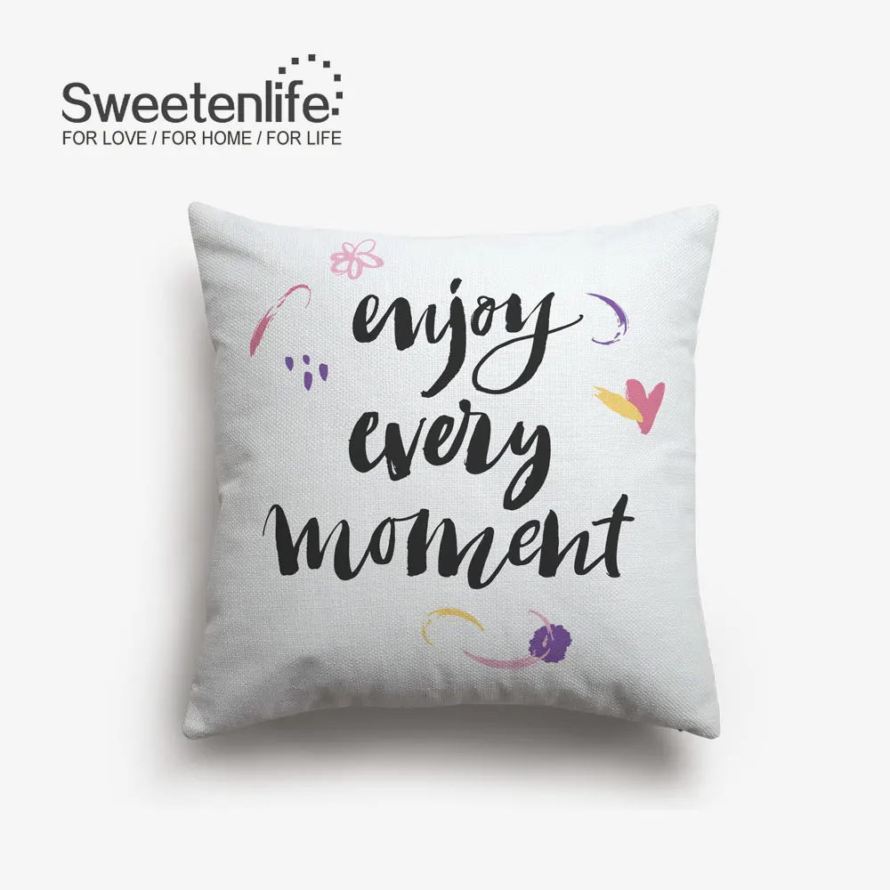 Sweetenlife Американский Стильный чехол для подушки 50x50 см белая льняная Подушка домашний декор с высоким уровнем Класс удобные Наволочки домашний декор