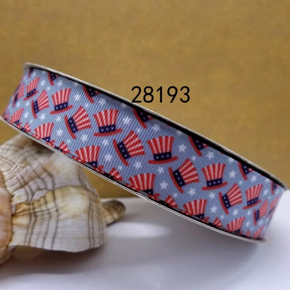 4 июля 50 ярдов мультфильм печатных grosgrain ленты 28729 | Дом и сад
