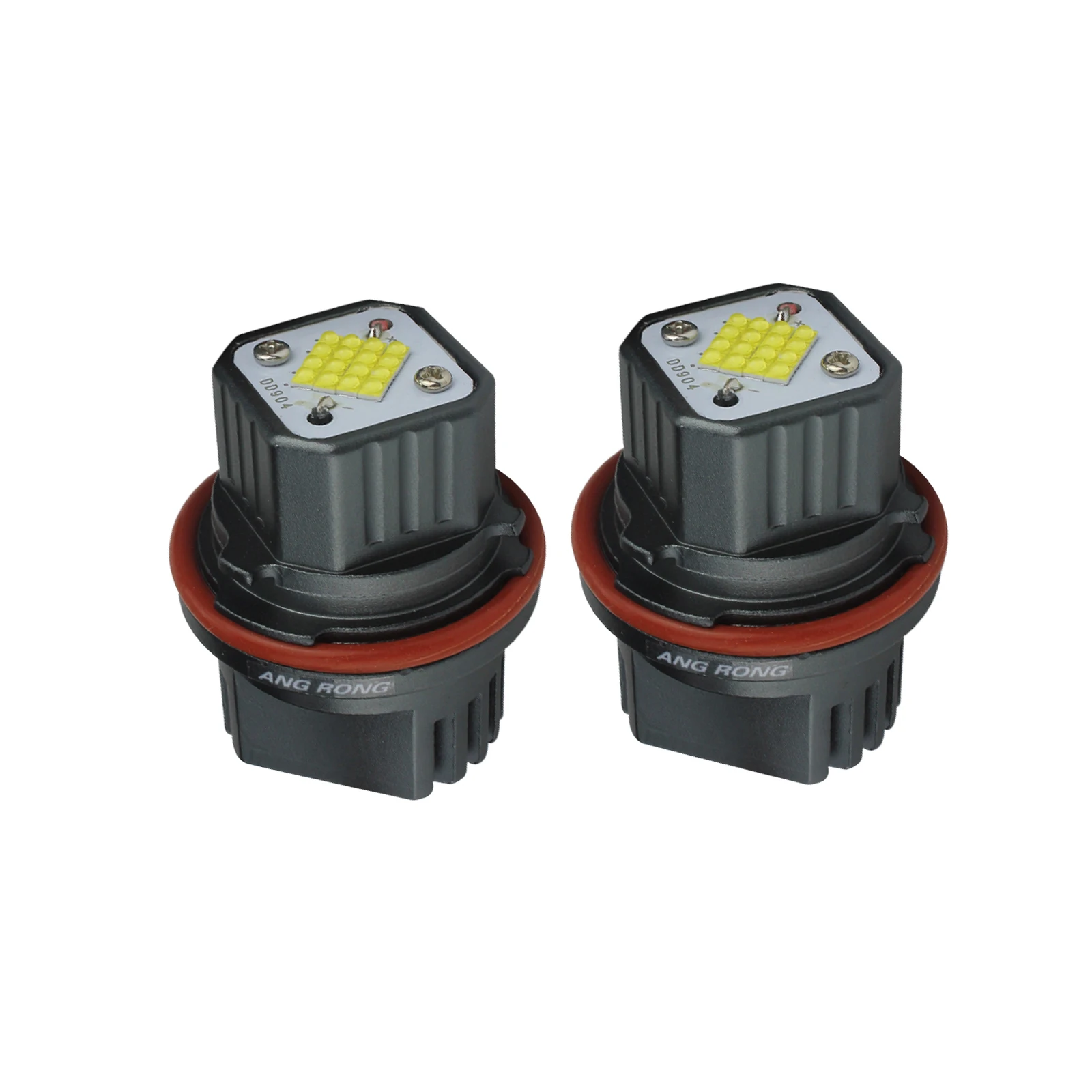 ANGRONG 2x обновленные 80 Вт Светодиодные Габаритные огни Angel Eyes для BMW E39 E87 E60 E61 E63/E64