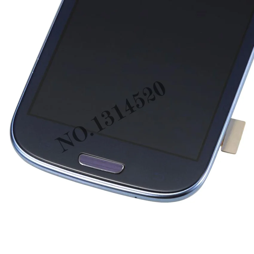 Белый/синий для Samsung Galaxy S3 i9300 ЖК дисплей планшета с сенсорным экраном сборки +