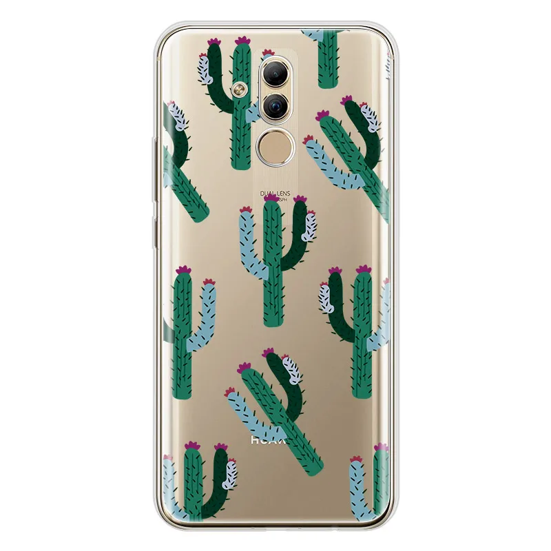 19 Мягкий, симпатичный, из ТПУ чехол для телефона для huawei Honor 10 Lite 10i 20i 8X P30 P20 mate 20 Lite Pro прозрачный чехол с рисунком фламинго - Цвет: 19