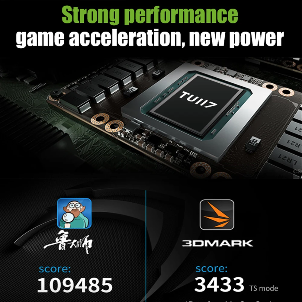 Видеокарта MAXSUN gtx 1650 4G 128 битная видеокарта GDDR5 NVIDIA 8000 МГц 1485 HDMI + DVI DP 896 единиц для