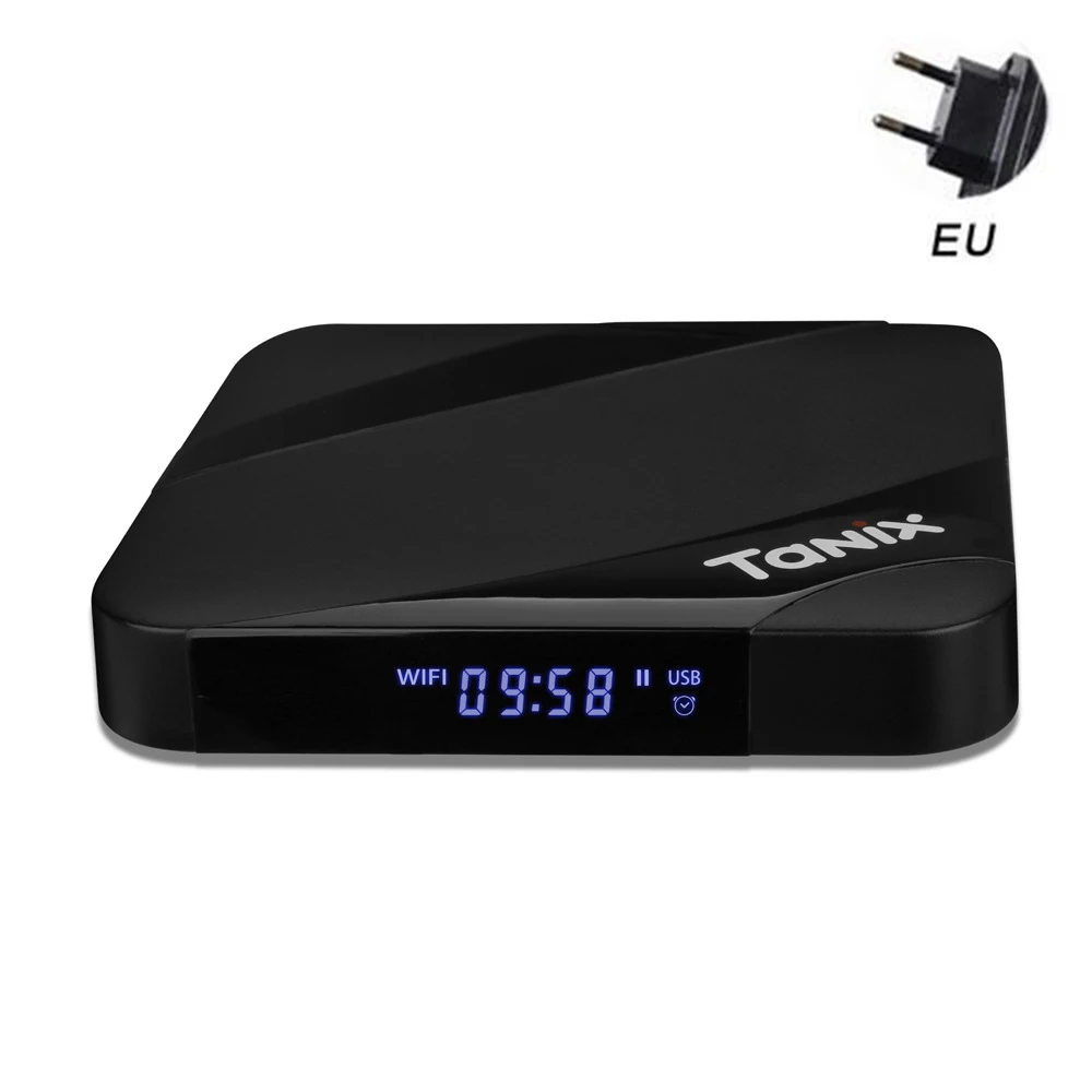 EU TX3 Max Smart tv Box Android 7,1 S905W четырехъядерный 2G+ 16G H.265 2,4 GHz Wifi 4K HD BT приставка мини медиаплеер приемник - Цвет: EU