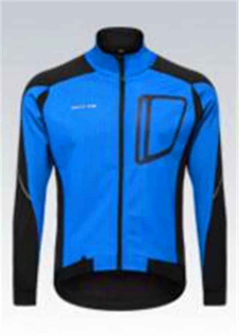 Велосипедная рубашка с длинным рукавом Мужская велосипедная спортивная зимняя