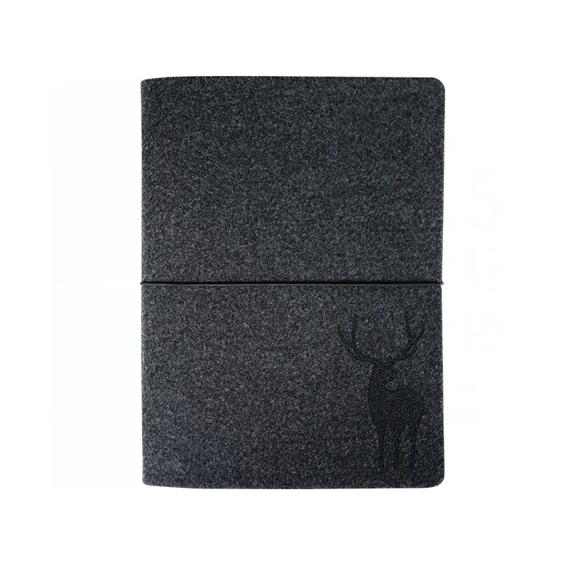 Black deer A5 A6 Блокнот с отрывными листами дневник план кольцо Биндер спиральный блокнот еженедельник Caderno Agenda школьные офисные принадлежности - Цвет: Black deer