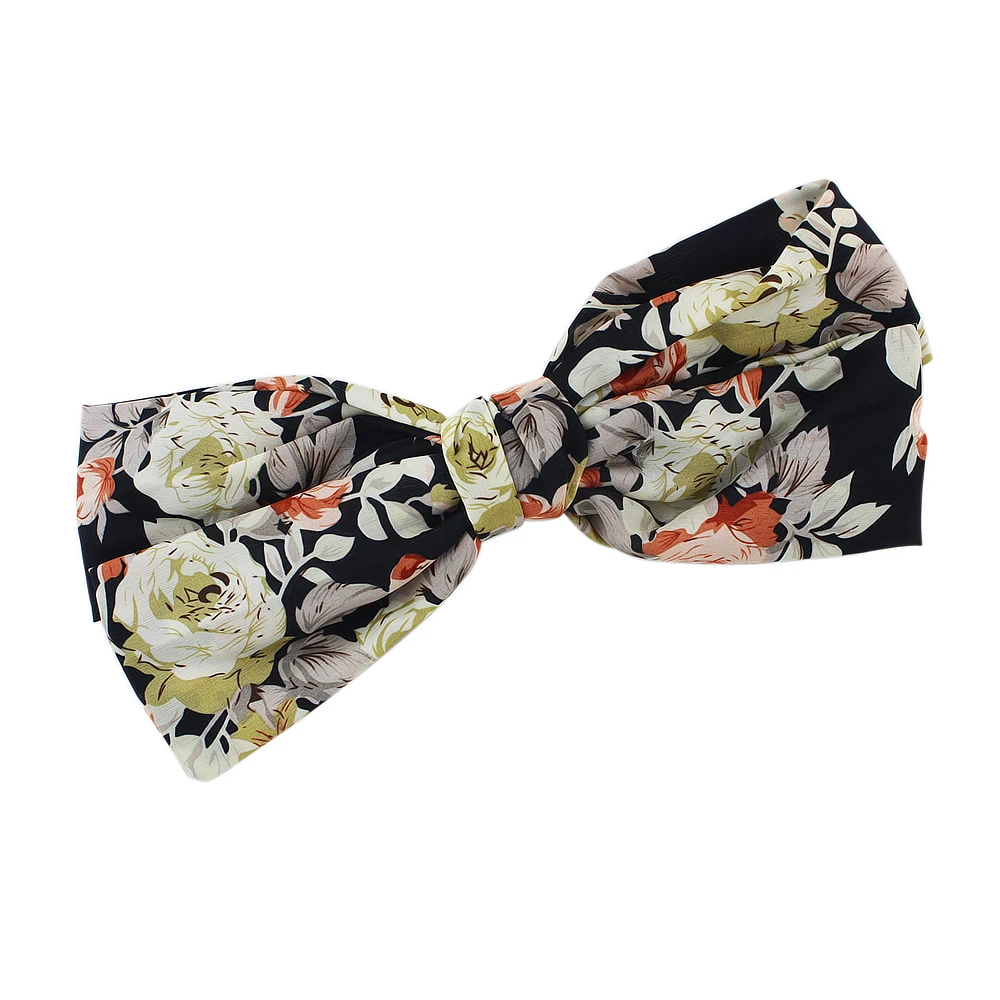 Boho Стиль Украшения для волос Красочные Хлопок Цветочный Узор Бантом Форма