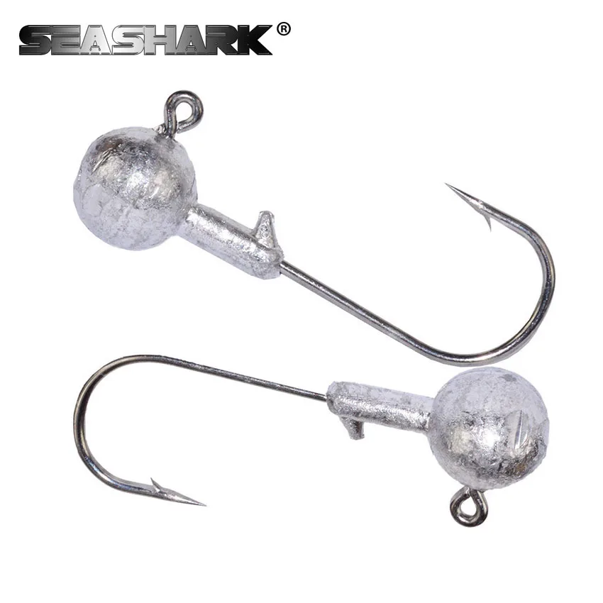 Seashark 5 шт./компл. Высокое качество углерода Сталь джиг головки привести голову