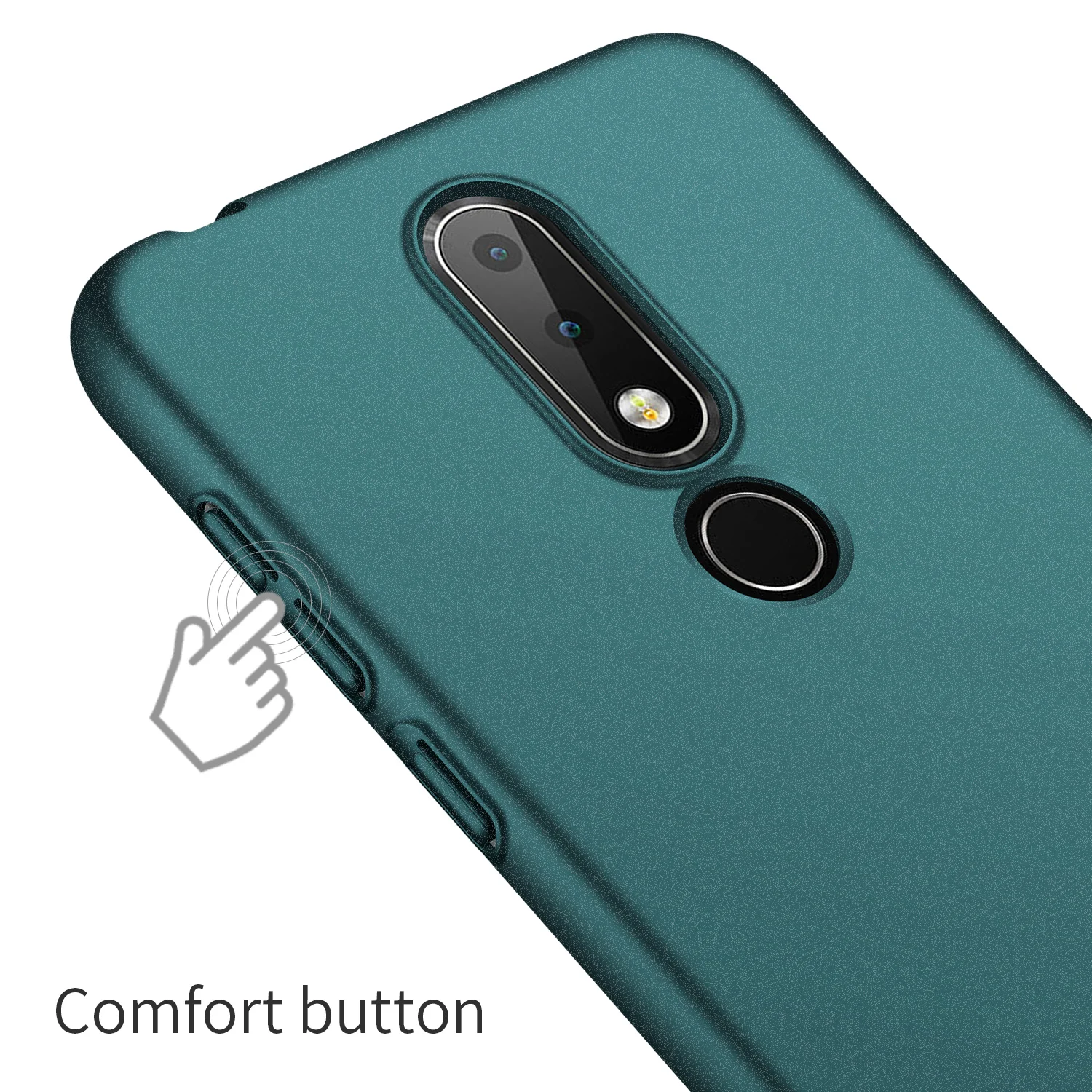 For Nokia 7.1 Case Ultra-Thin Minimalist Slim Protective Phone Back Cover shell |
