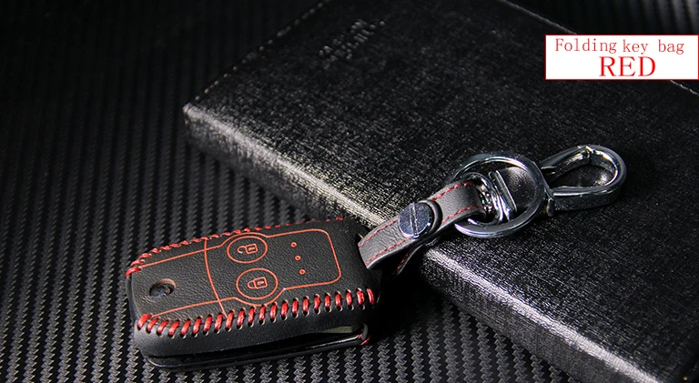 Умный/складной чехол-брелок из натуральной кожи для автомобиля CivicAccord Fit Feng Fan Ling