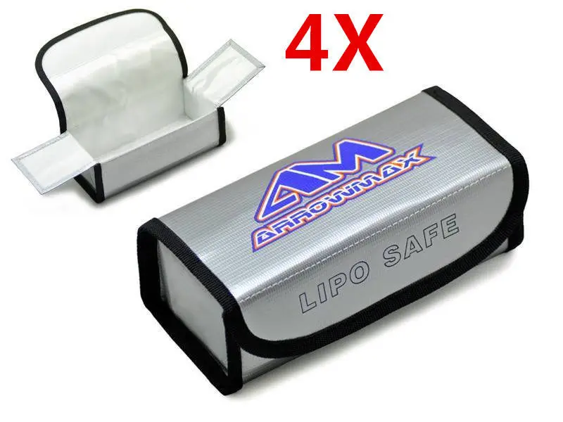 Цена сюрприз 4 шт./пакет arrowmax RC Батарея Предметы безопасности 185x75x60 мм Li Po/NiMH