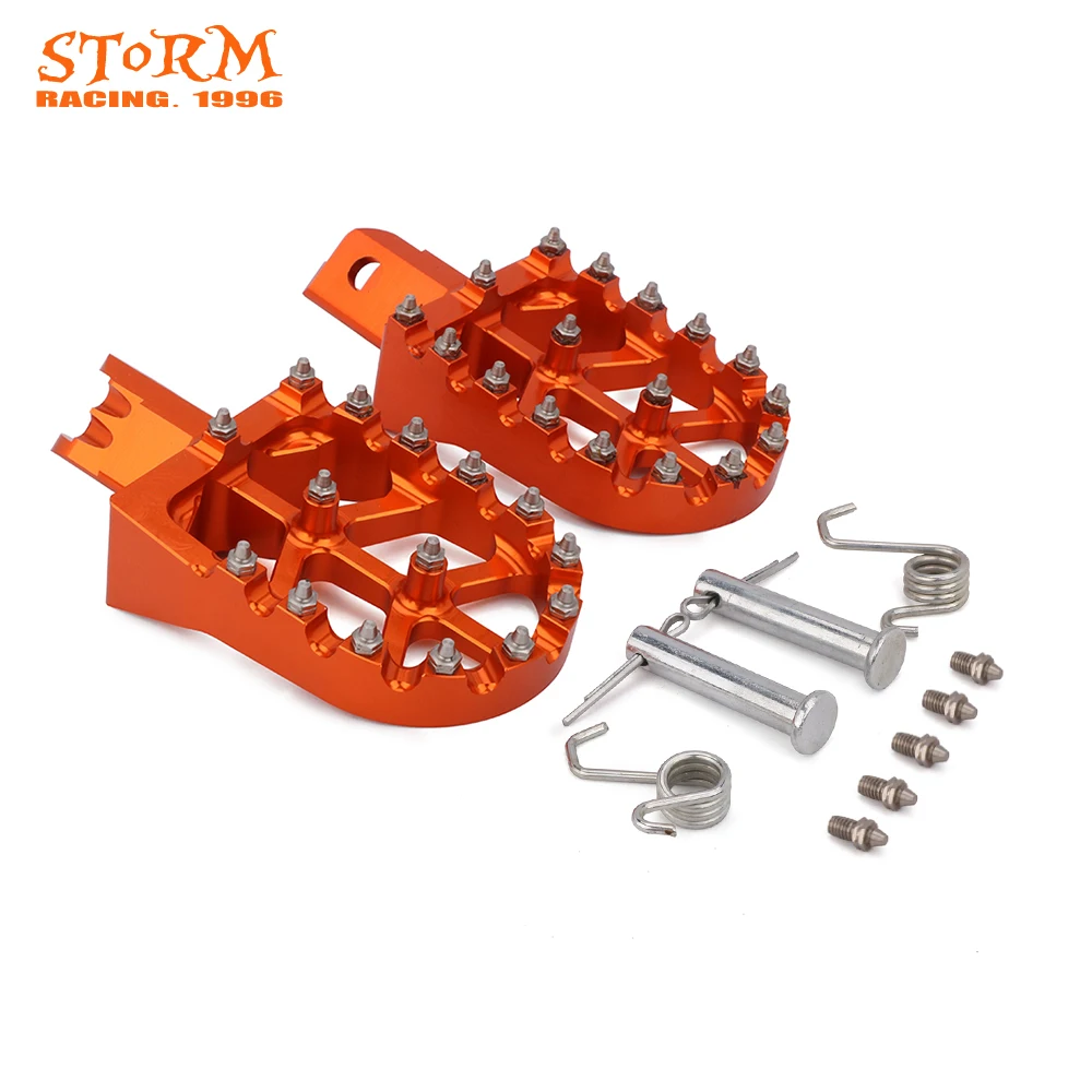 Универсальные CNC подножки педали для Honda CRF50 CRF70 CRF110 XR50 XR70 XR110 Apollo KAYO Xmotor китайский питбайк