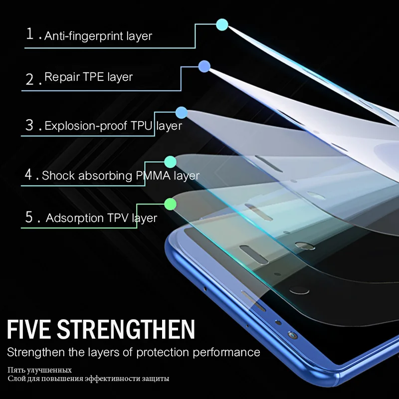 Для Redmi Note 7 6 Pro полная защита экрана Гидрогелевая пленка для Xiaomi Mi 9 8 Lite SE Mix 3 Max