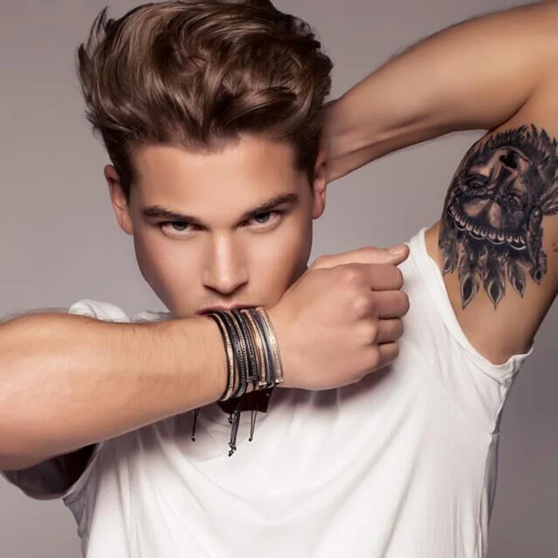 Новый бренд Riviere защита мужские браслеты и розовое золото микро проложить черный