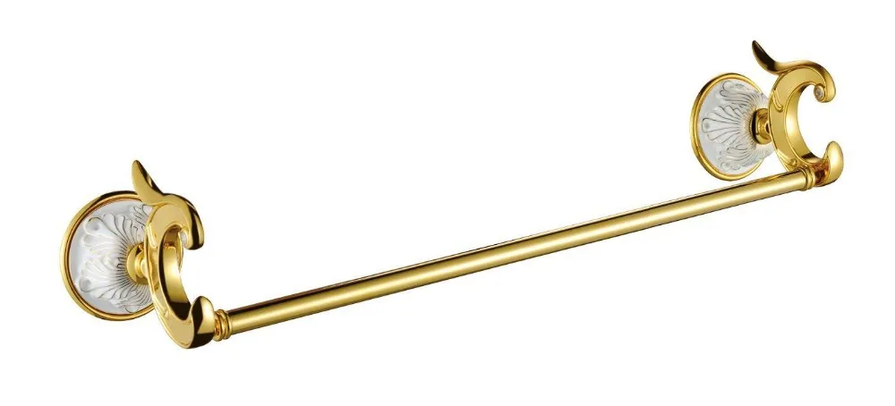 Бесплатная доставка новый дизайн 24-каратный золотой белый одинарный держатель