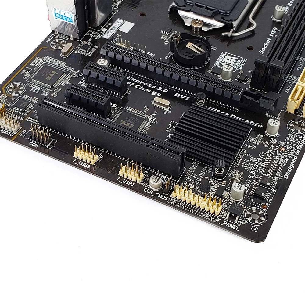 Gigabyte GA-B85M-D3V-A рабочего Материнская плата B85M-D3V-A B85 LGA 1150 i7 i5 i3 DDR3 16G SATA3 USB3.0 VGA, HDMI, DVI микро-atx корпус