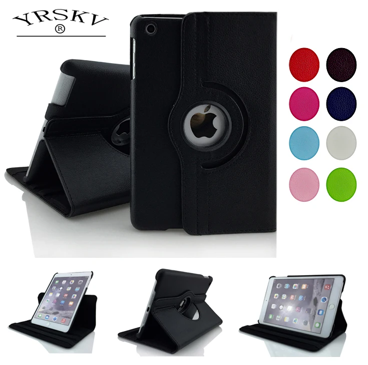 Чехол для iPad Air/Air 2/для iPad 9,7 дюймов / YRSKV 360 искусственная кожа вращающийся умный Авто спящий стоячая таблетница