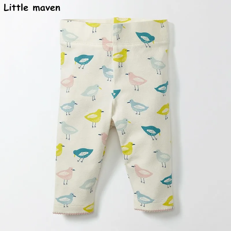 Little maven 2017 осенние штаны для маленьких девочек хлопковые с эластичным поясом