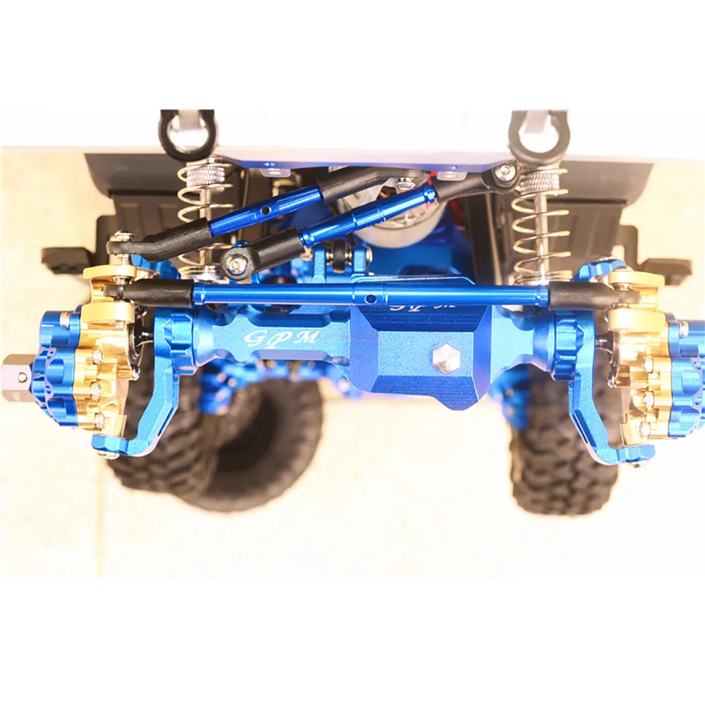 Детали модели Traxxas 1/10 TRX4 RC детали трека обновленная латунная Передняя рулевая