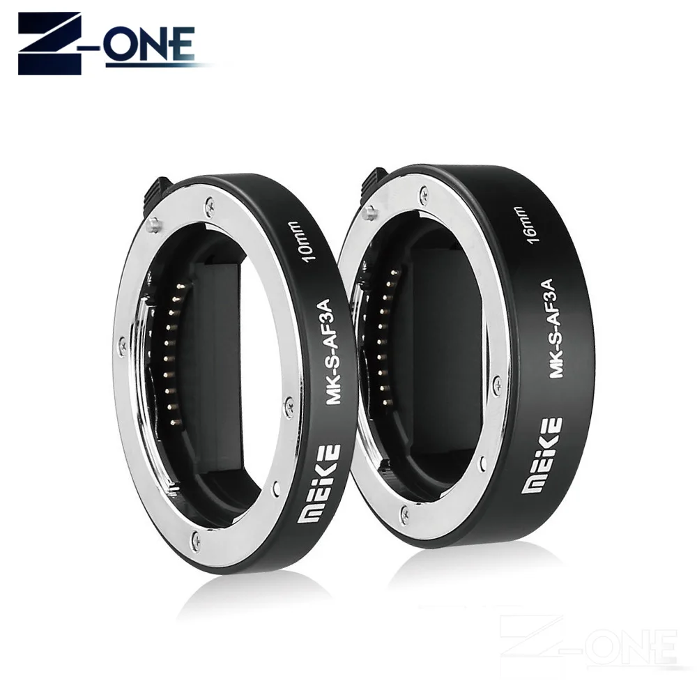 Металлическая удлиняющая трубка Meike для Sony A7RII A7RIII A7II A7III NEX с автофокусом 10 мм 16