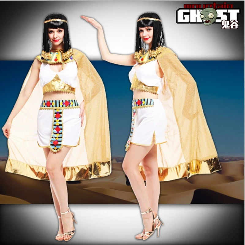 Halloween Costumes Sexy Female Greece Goddess Egypt Queen Cleopatra costume | Тематическая одежда и униформа