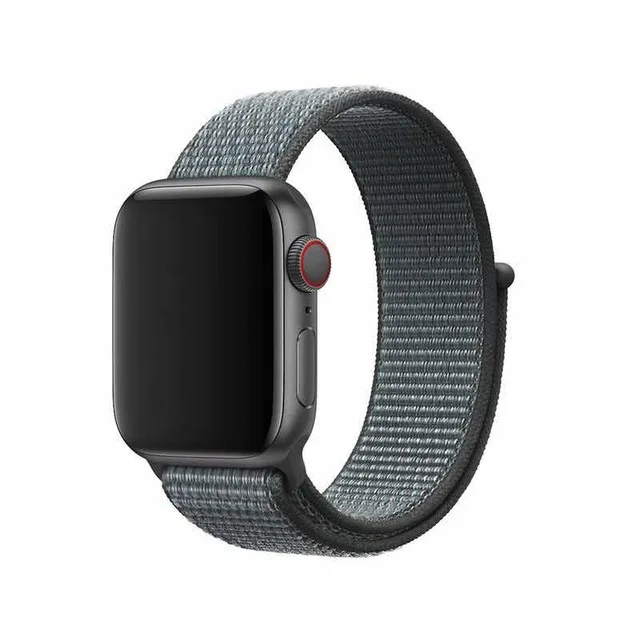 Новейшая Спортивная петля для Apple Watch band 44 мм 40 тканый нейлоновый ремешок iwatch series 4