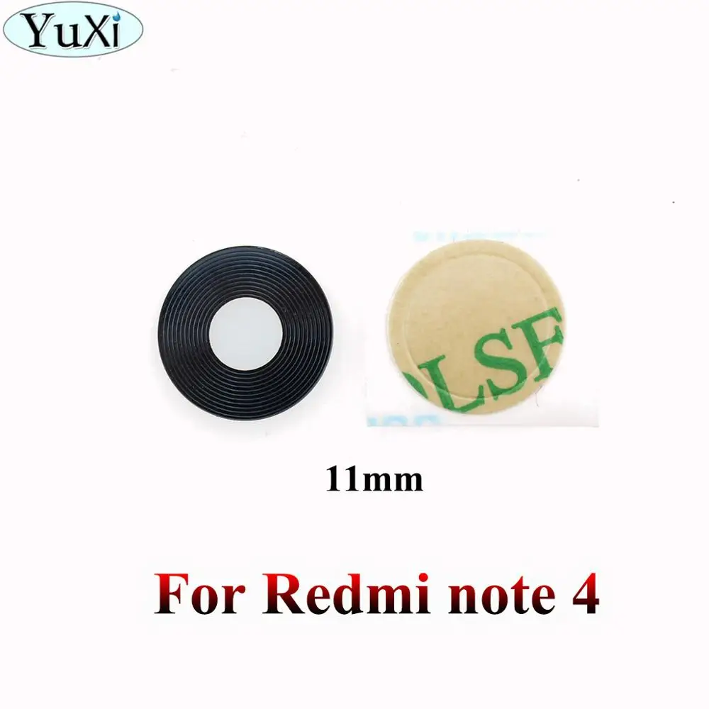 For Redmi note 4 YuXi для Xiaomi Redmi 1 1S 2A 3 4A 4X4 4 pro 6A 5 Plus для Redmi note 2 3 4 5 5A задняя камера Стекло Крышка объектива клей - Цвет: For Redmi note 4