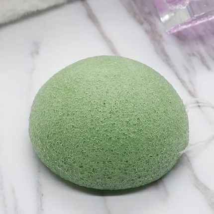 1 шт. удаление макияжа Konjac Губка косметический спонж губка для очистки лица Натуральный аморфофаллюс коньяк приспособление для очистки лица промывочный флутер CW31 - Цвет: B4
