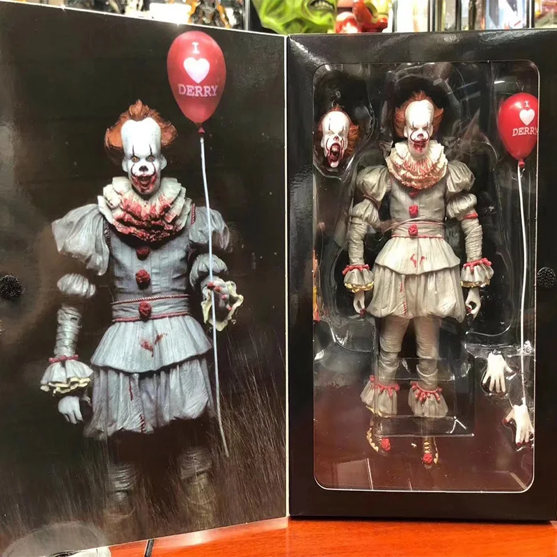 NECA 7 &quotмасштаб кровавый ver Stephen King's It клоун Pennywise фигурка ПВХ Ужасы Фигурки