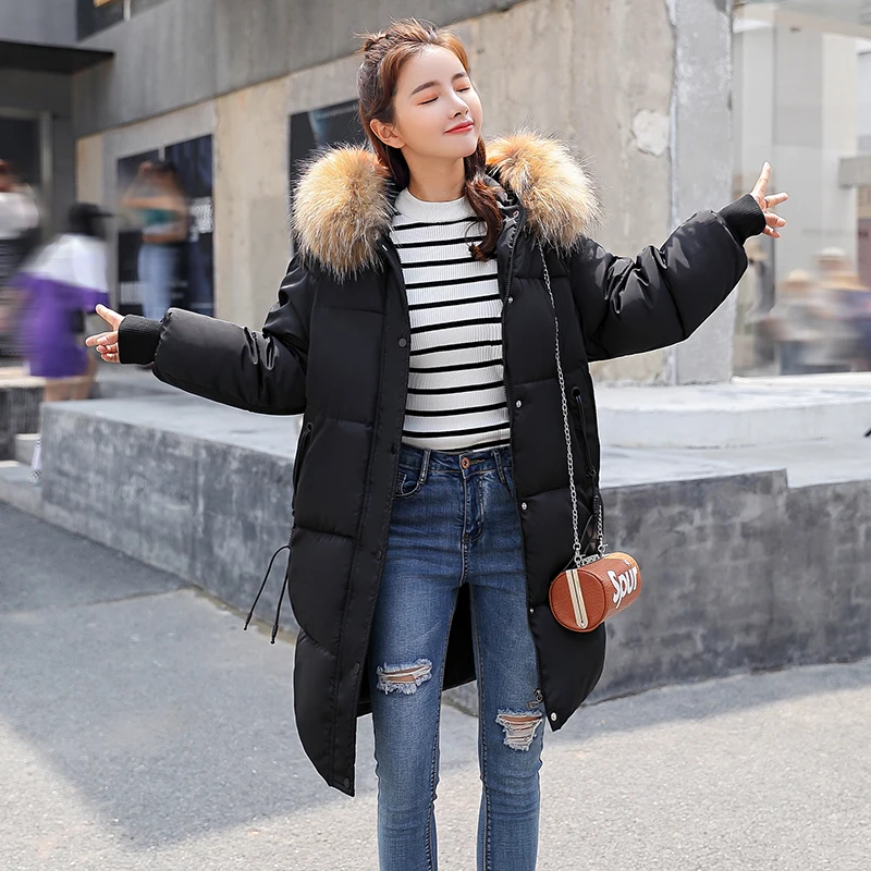 KUYOMENS High Quality Winter Jacket Women Coat Warm Long Parkas Hooded Down Slim Outerwear Female | Женская одежда
