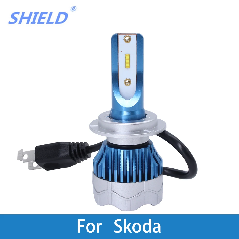 2 шт. комплект Автомобильных СВЕТОДИОДНЫХ Фар H4 H7 LED 9006 9005 H1 H3 80 Вт 6000 К 12000LM CSP чипы
