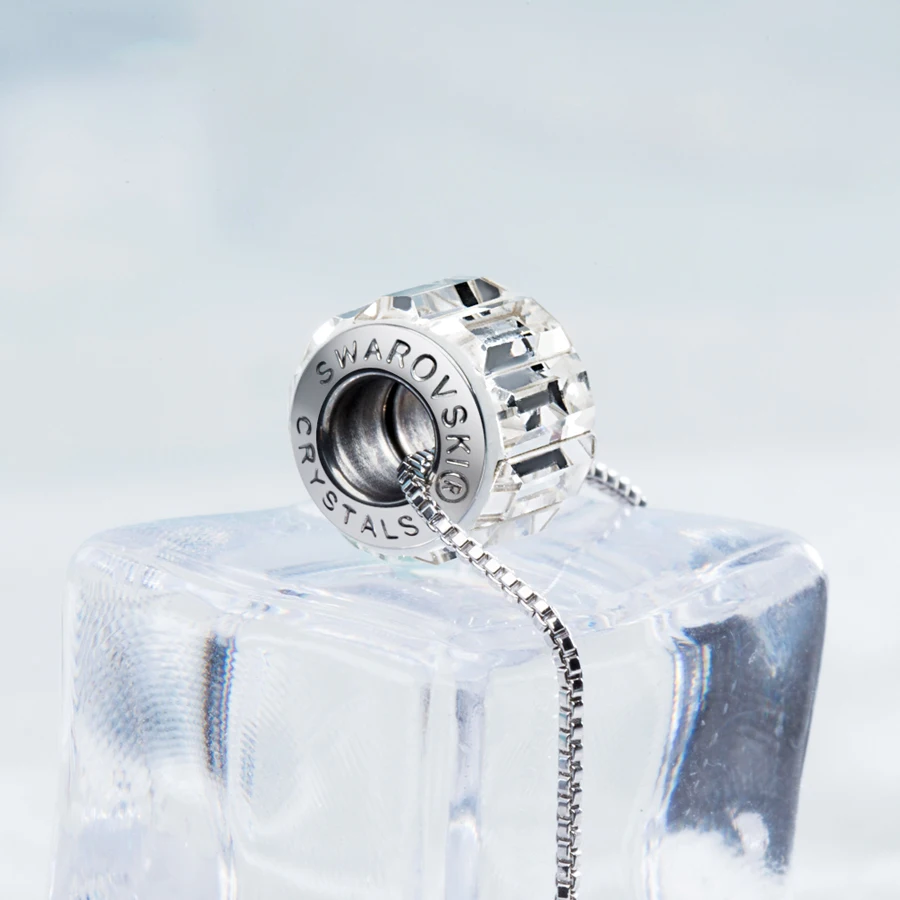 Malanda новые кристаллы от Swarovski BeCharmed Бисер для паве кулон ожерелье женщин