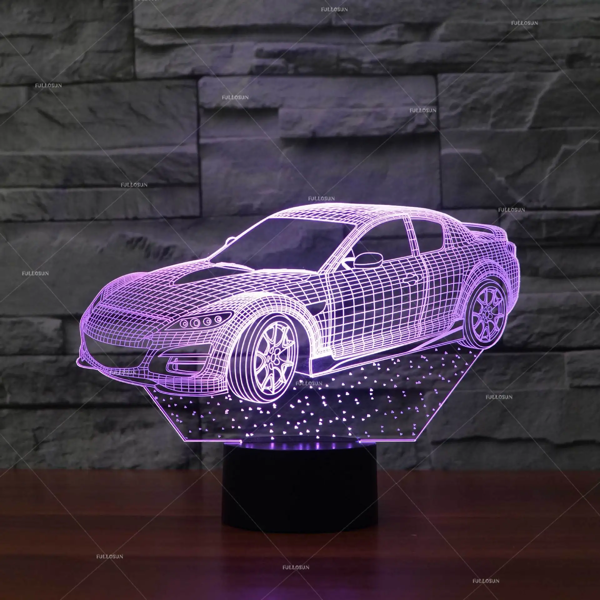 3d Usb Светодиодная лампа для зарубежной торговли экспорт декор спальни в форме