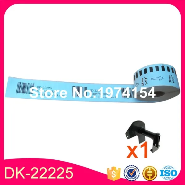 10 рулонов совместимый с Brother DK 22225 Ten 38x30 48 м непрерывная этикетка для QL570 2225