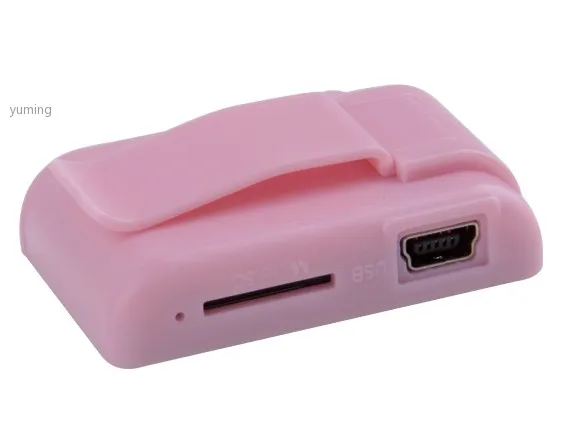 Новый горячий бесплатная доставка мини-клип MP3 Player / спорт зеркало mp3-sd TF карта C