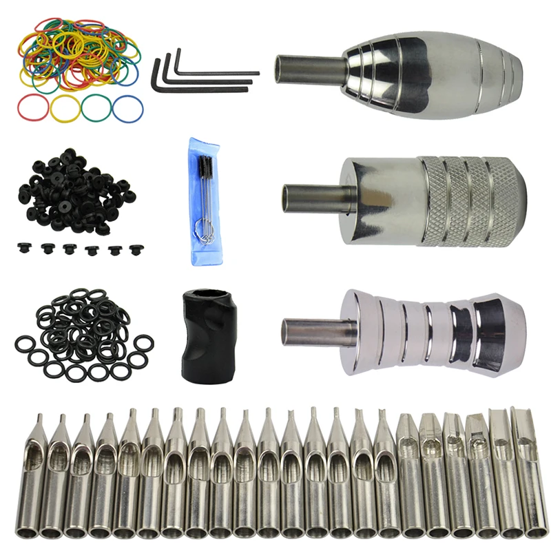 3 шт. насадки для тату ручки из нержавеющей стали 50 шт.|stainless steel tattoo grip|tattoo griptattoo tubes