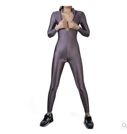 (LG008) колготки унисекс из спандекса однотонные непрозрачные леггинсы Zentai