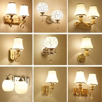 glass sconces reading lamps wall mounted 110v 220v crystal sconce led wall lamp bedroom wall lighting contemporary