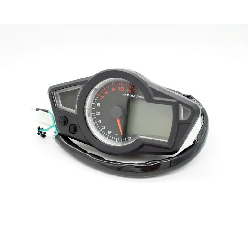 Мотоцикл ЖК дисплей Скорость ometer одометр спидометр тахометр универсальный