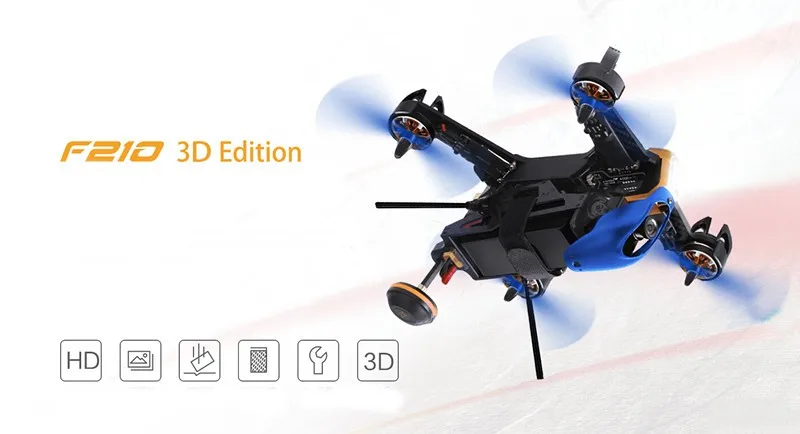 Оригинальный Квадрокоптер Walkera F210 3D Racer без передатчика гоночный Дрон с OSD/700TVL