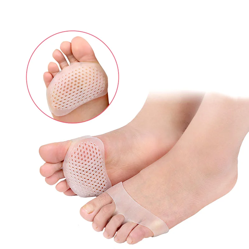 

3 Pairs Silicone Soft Pads High Heel Shoes Slip Resistant Protect Pain Relief Foot Care Forefoot Half Yard Invisible Gel Insoles