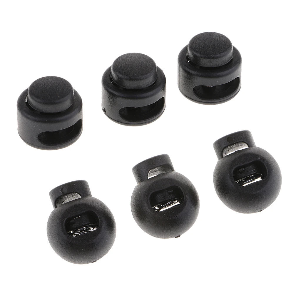 50 шт. Пластик весна шнур замок конец круглый тумблер пробки для кемпинга Пеший