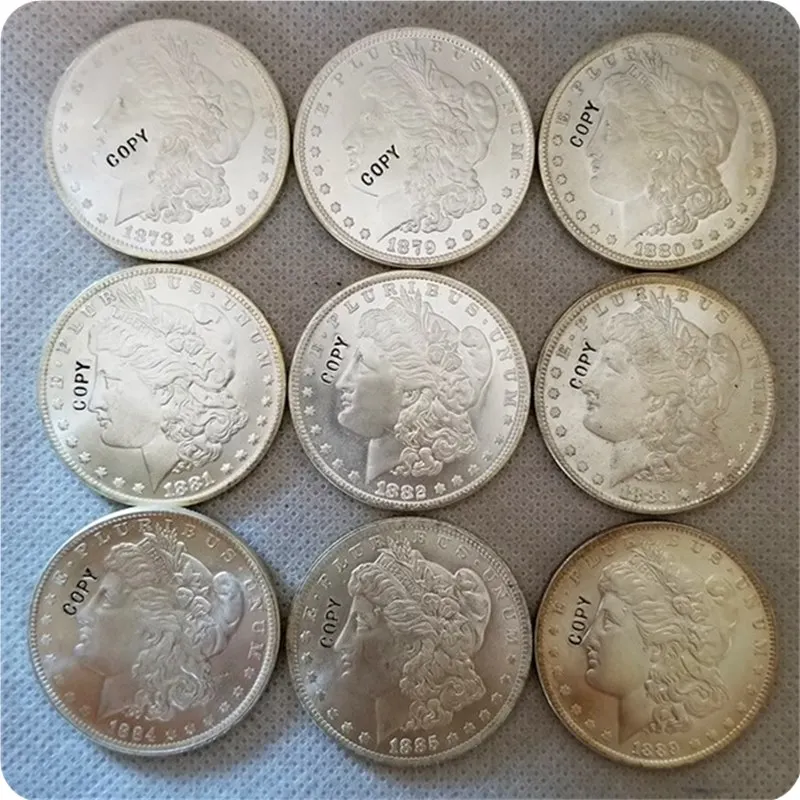 UNC USA (1878 1893) CC Morgan Dollar МОНЕТА КОПИЯ памятные монеты Реплика медаль коллекционные