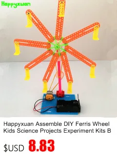 Happyxuan мини автоматическая пушка для мячей, студенческий креативный материал, набор для детских научно-экспериментов, набор игрушек, крутой подарок для мальчика