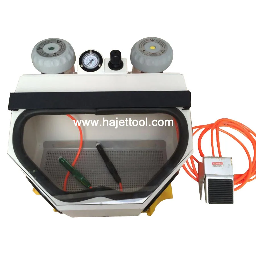 Ювелирные инструменты и оборудование пескоструйная машина 220 В с 2 ручками